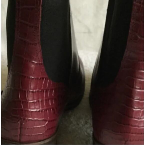 NIB UGG Keller Croco Chelsea Boots Sz 6 - Picture 7 of 8